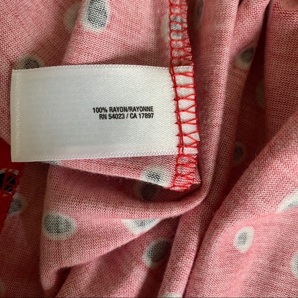 NWT Old Navy True Wrap Sexy Print Red Dress S - Picture 10 of 10